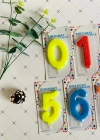 Multicolored gold powder candles, birthday candles, birthday party factory direct sales, Haoxuan details Picture